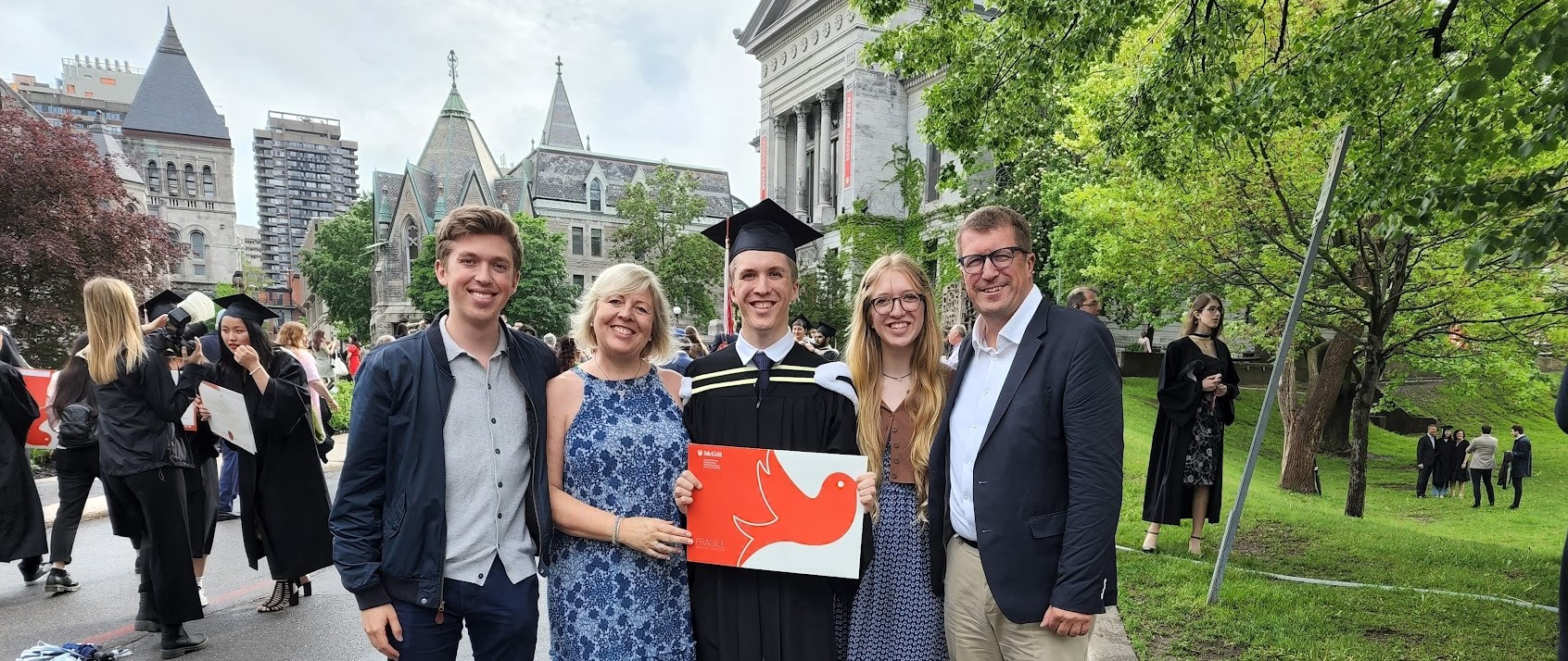 McGill University Graduation with family